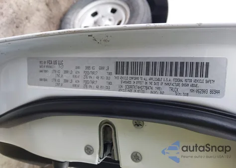 2017 Ram 1500 Tradesman 4X4 5'7 Box из США, поврежденный, VIN 3C6RR7KT4HG778474